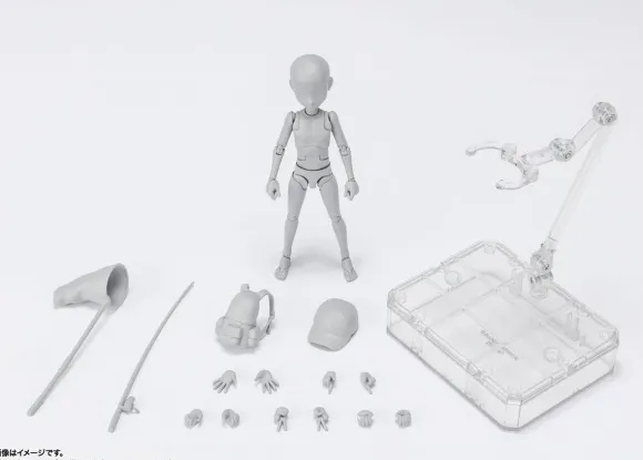 S.H.Figuarts Body-kun Ken Sugimori Edition DX SET (Gray Color Ver.) (Reissue)