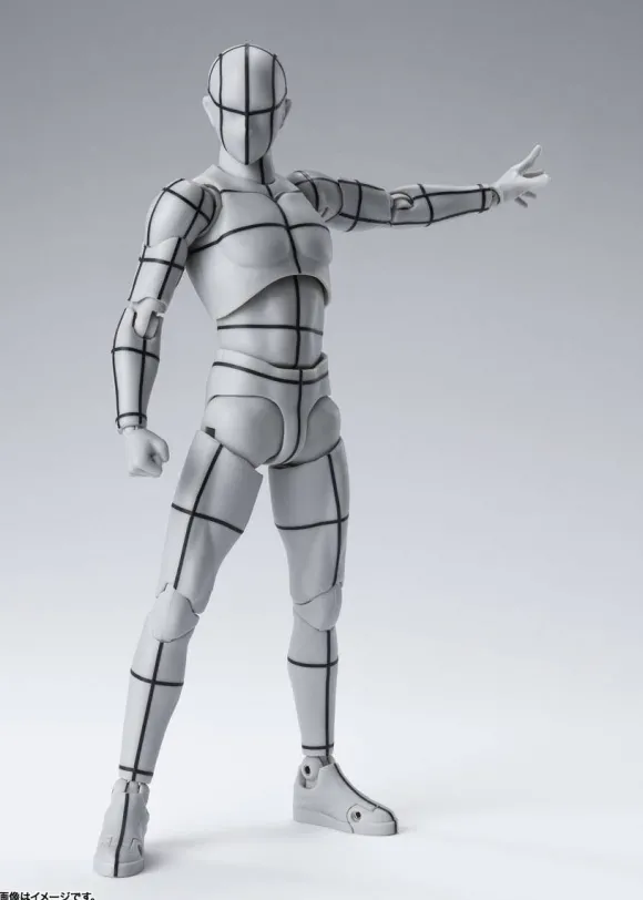 S.H.Figuarts Body-Kun Wireframe (Gray Color Ver.) (Reissue)