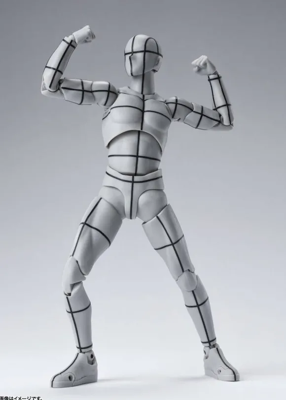 S.H.Figuarts Body-Kun Wireframe (Gray Color Ver.) (Reissue)