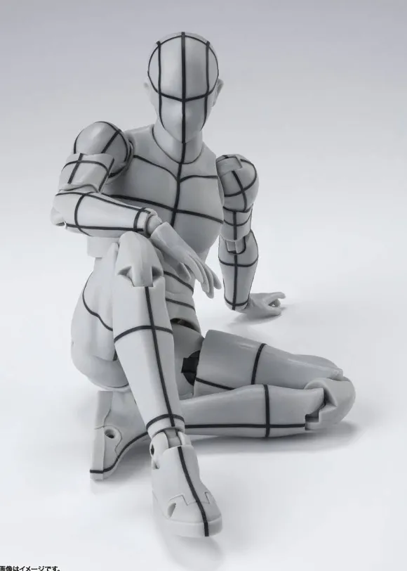 S.H.Figuarts Body-Kun Wireframe (Gray Color Ver.) (Reissue)