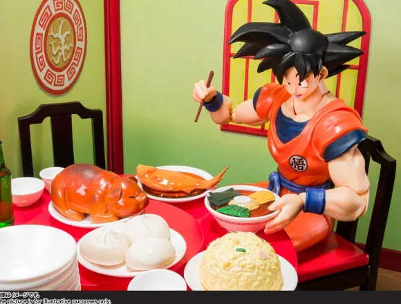 S.H.Figuarts Son Goku's Eating Till Stuffed Set