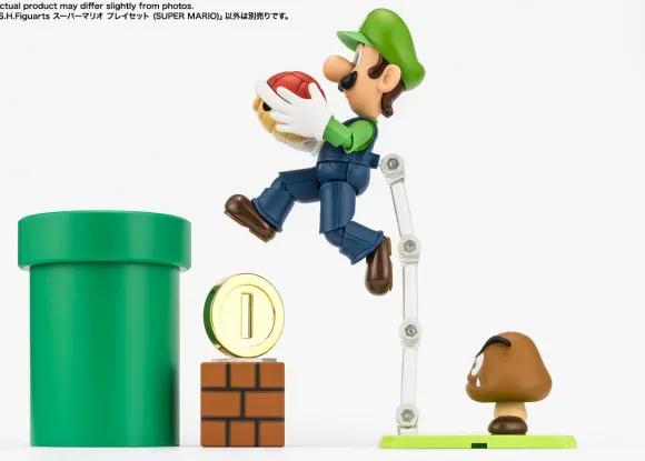 S.H.Figuarts Super Mario Brothers Playset (Super Mario)