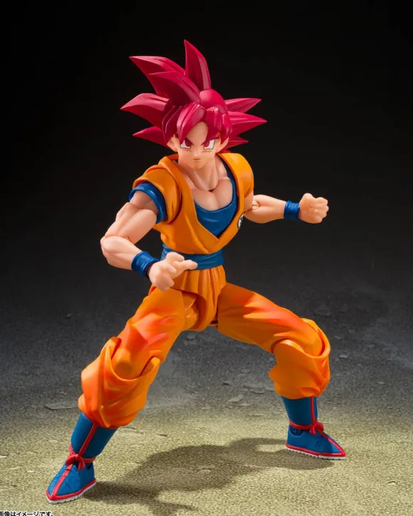 S.H.Figuarts Super Saiyan God Son Goku God Aura