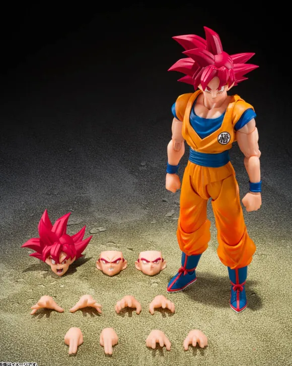 S.H.Figuarts Super Saiyan God Son Goku God Aura