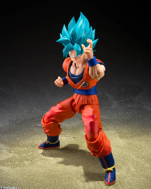 S.H.Figuarts Super Saiyan God Super Saiyan Son Goku Blue Power Transcending Limits
