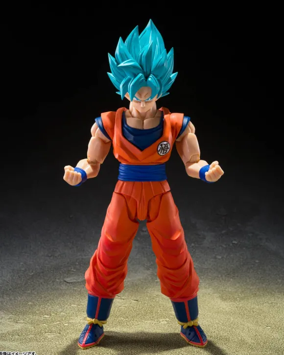 S.H.Figuarts Super Saiyan God Super Saiyan Son Goku Blue Power Transcending Limits