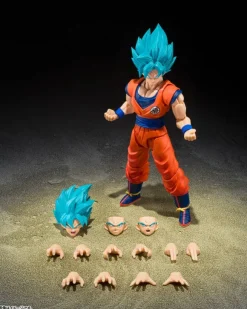 S.H.Figuarts Super Saiyan God Super Saiyan Son Goku Blue Power Transcending Limits
