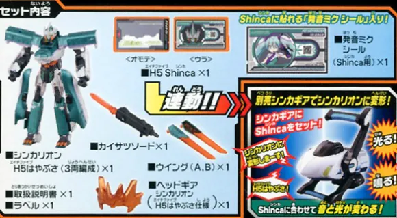 Shinkansen Deformation Robot Shinkarion: DXS06 Shinkarion H5 Hayabusa