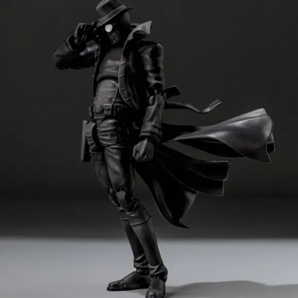 Spider-Man: Into the Spider-Verse SV-Action Spider-Man Noir