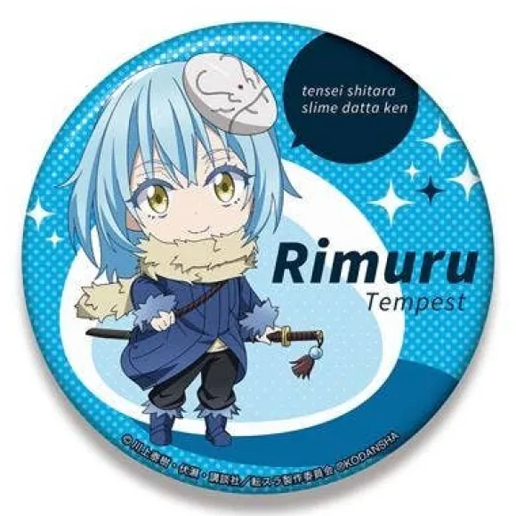 That Time I Got Reincarnated as a Slime: Nendoroid Plus Big Can Badge Rimuru