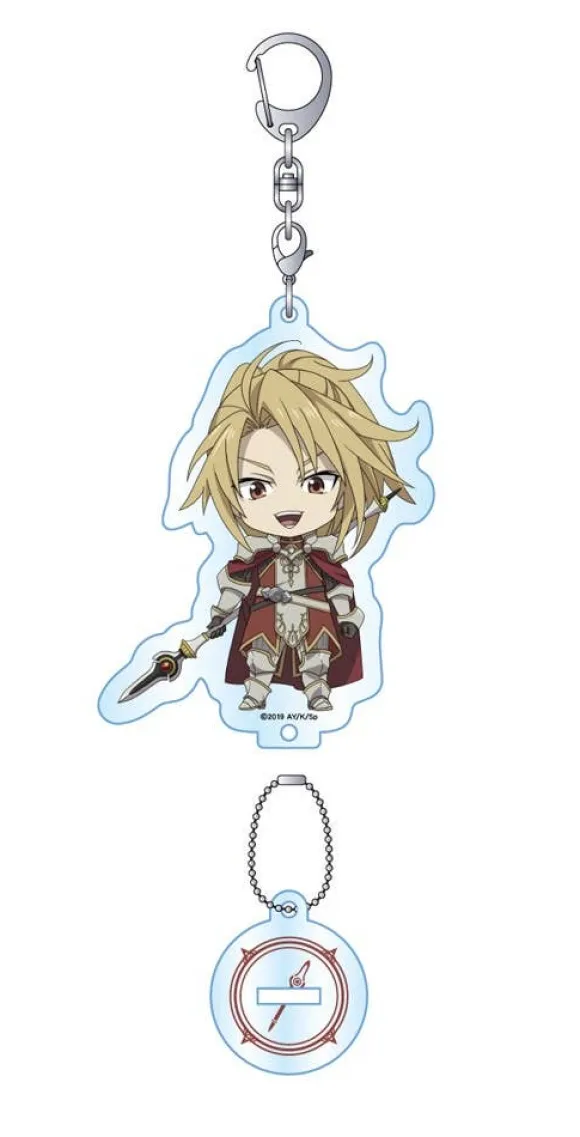 The Rising of the Shield Hero: Nendoroid Plus Acrylic Keychain with Charm Motoyasu Kitamura