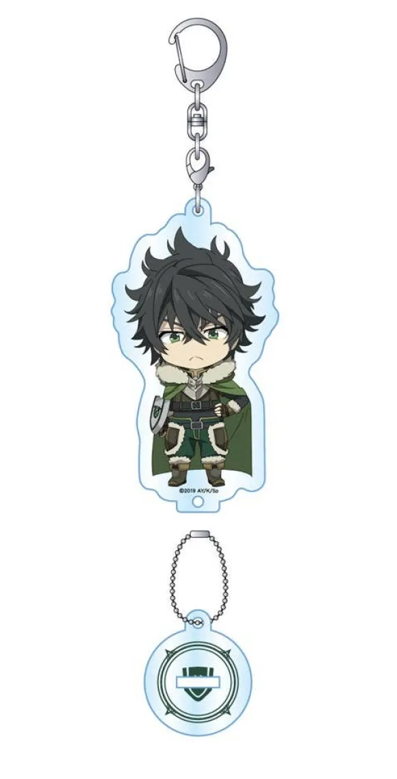 The Rising of the Shield Hero: Nendoroid Plus Acrylic Keychain with Charm Naofumi Iwatani