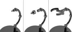 The Simple Stand mini x4 Black (for Small Figures & Chibi Figures)
