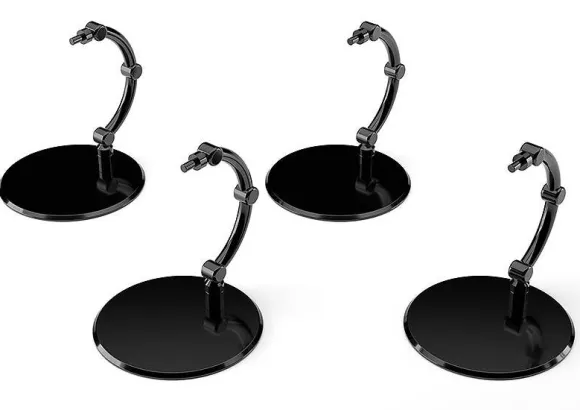 The Simple Stand mini x4 Black (for Small Figures & Chibi Figures)