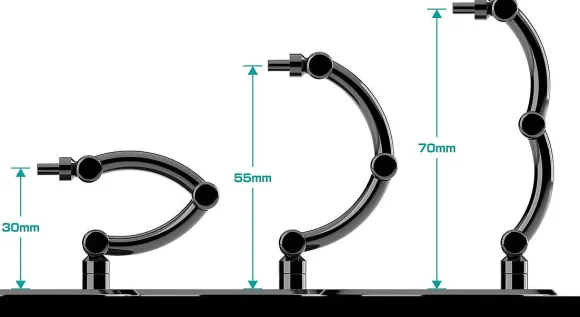 The Simple Stand mini x4 Black (for Small Figures & Chibi Figures)