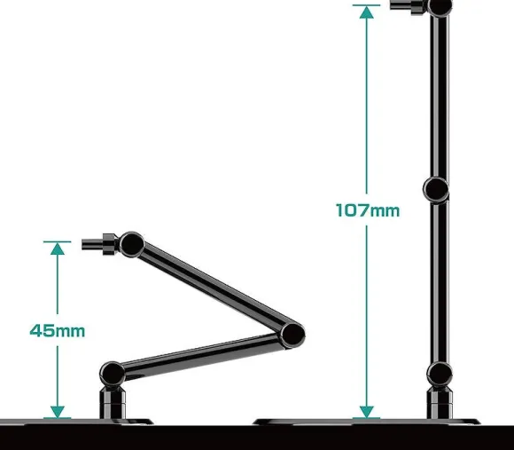 The Simple Stand mini x4 Black (for Small Figures & Chibi Figures)