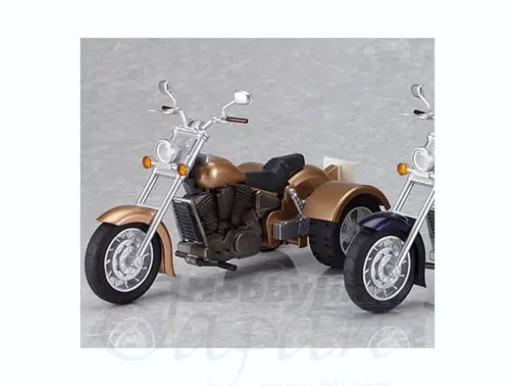 Three-Wheeled Motorcycle Gold