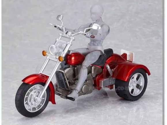 Three-Wheeled Motorcycle Red